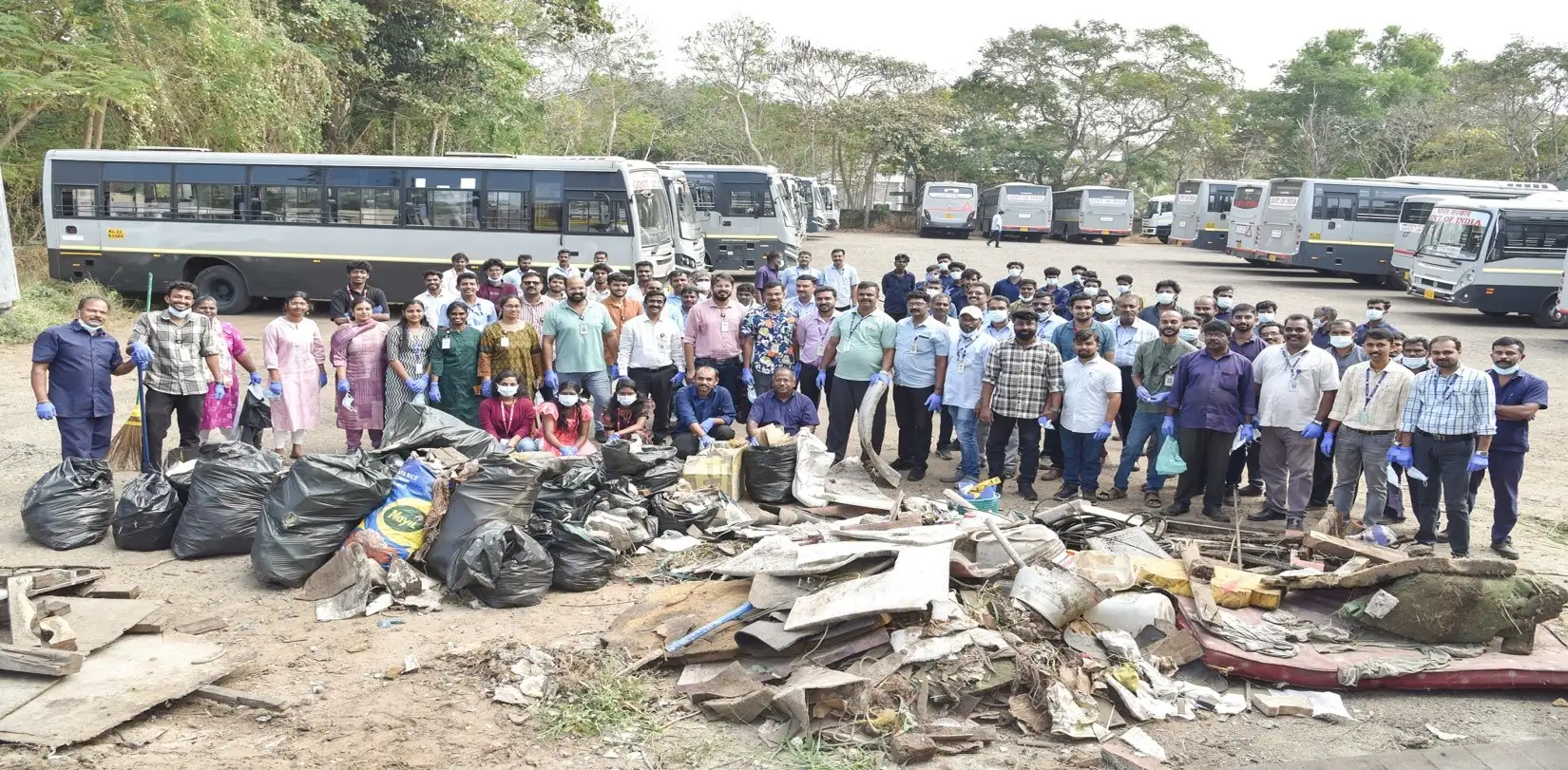 CLEANING DRIVE AT TERLS AREA